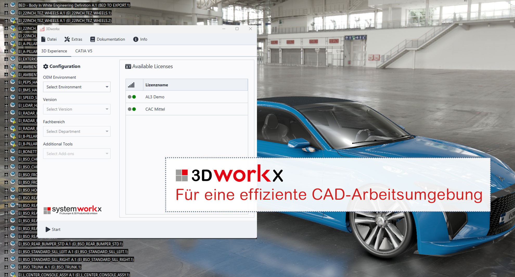 3Dworkx: Zentrale Plattform für eine effiziente CAD-Arbeitsumgebung